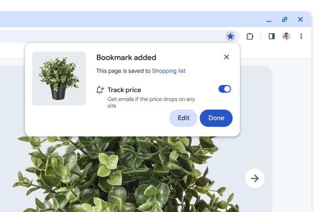 A look at how to add Bookmarks to track prices on Google.