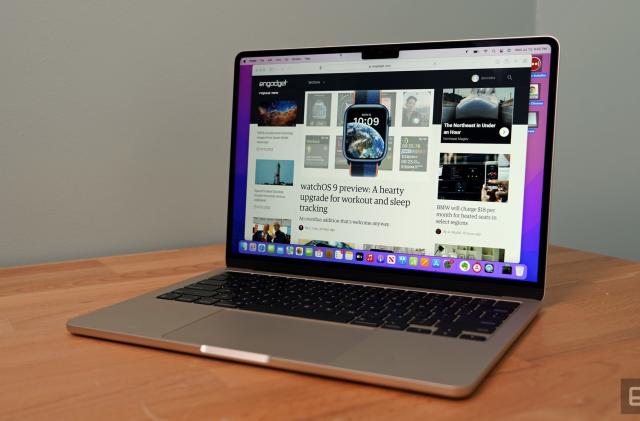 Apple MacBook Pro 16-inch from the front